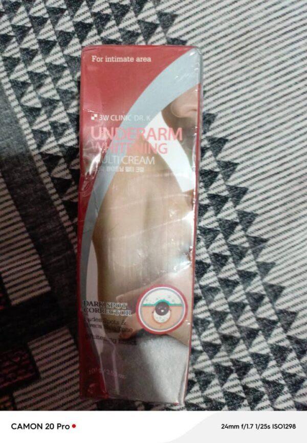 3W Clinic DR. K Underarm Whitening Multi Cream 100gm Original Made in KOREA - Image 9